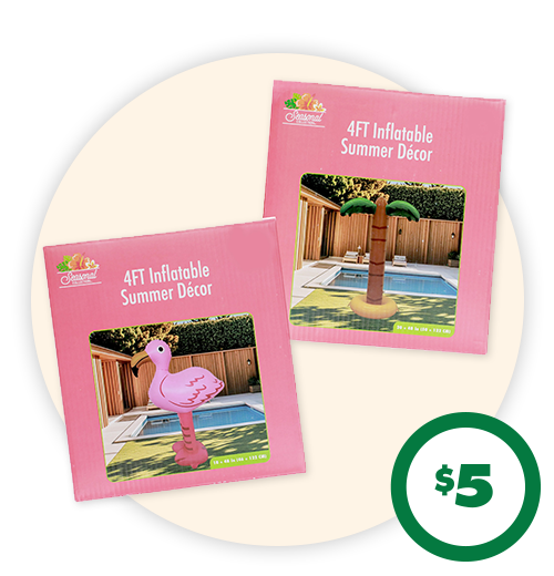 $5 4-ft. Inflatable Summer Décor, 1-ct.