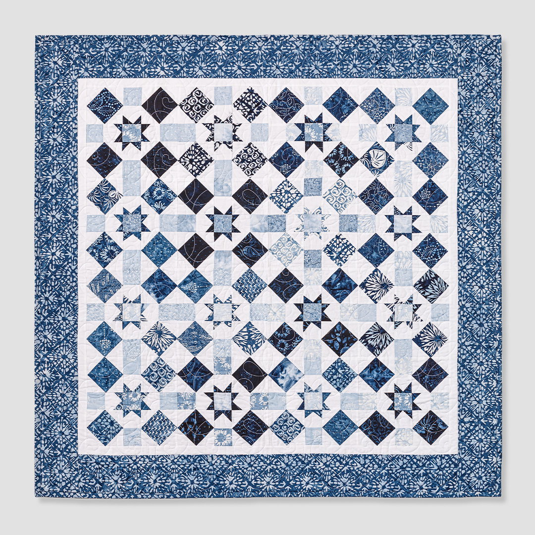 Guiding Star Quilt with Misty