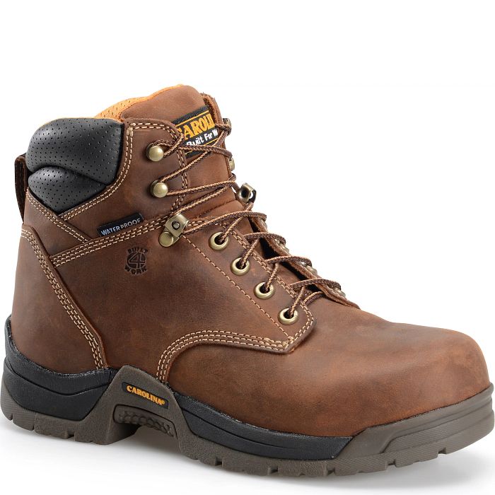 Shop the Bruno Lo 6" Composite Toe Waterproof Work Boot in brown