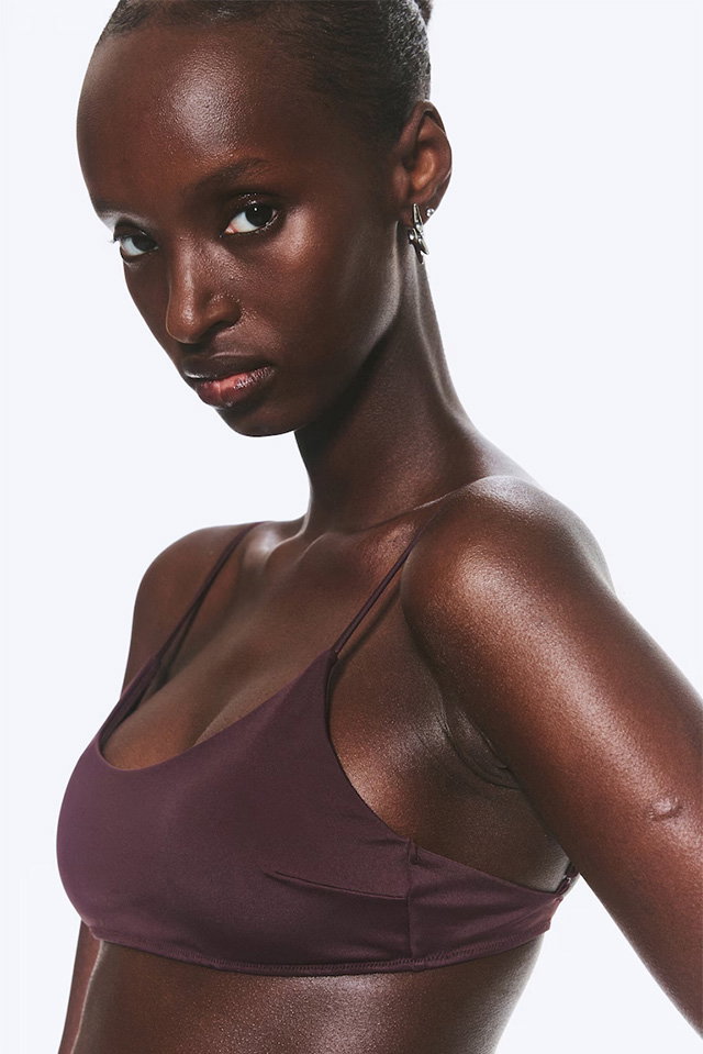 PADDED TIE BIKINI TOP