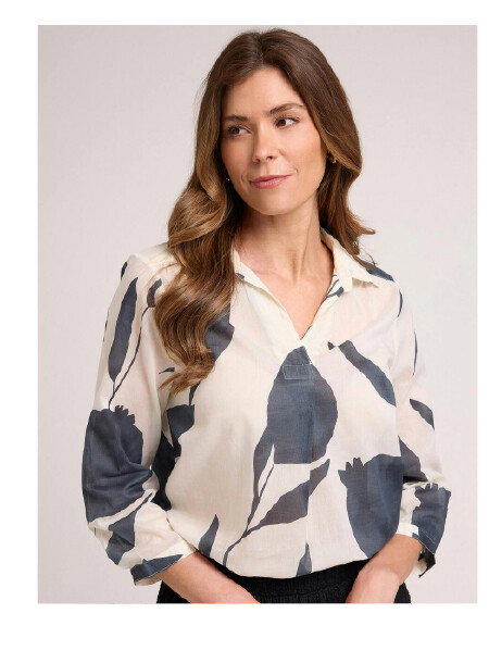 Cotton Voile Printed Blouse