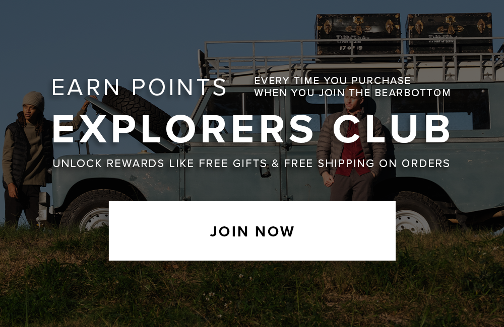 Join the Bearbottom Explorers Club — earn points and unlock rewards