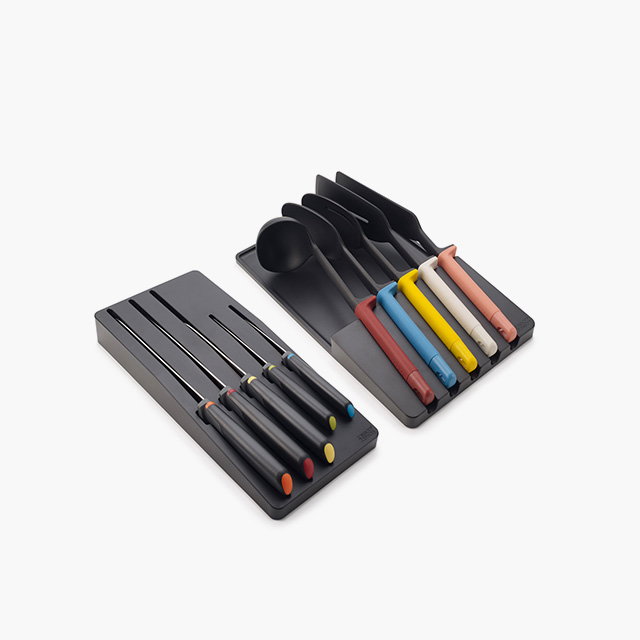 10-piece Multicolour In-drawer Knife & Utensil Set