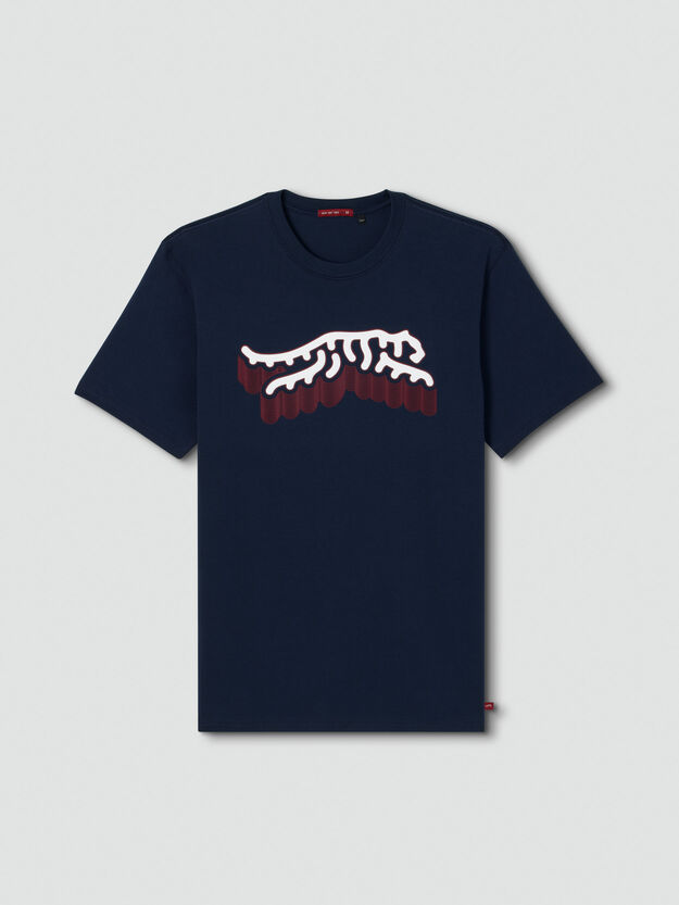  3D Icon II Pima Cotton T-Shirt - Navy Blazer