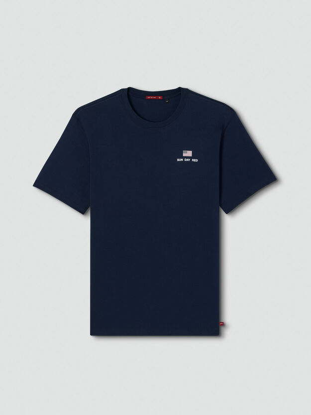  Glory Pima Cotton T-Shirt - Navy Blazer