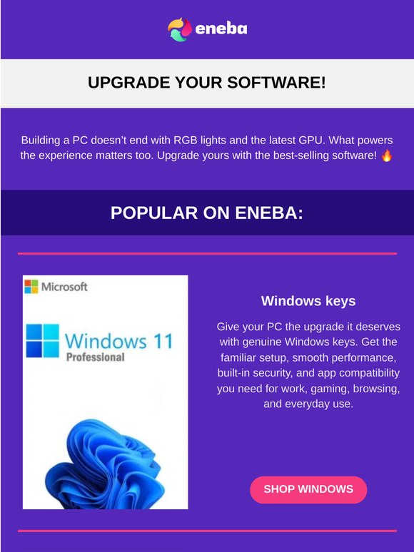 Finish your PC setup! 🖥️