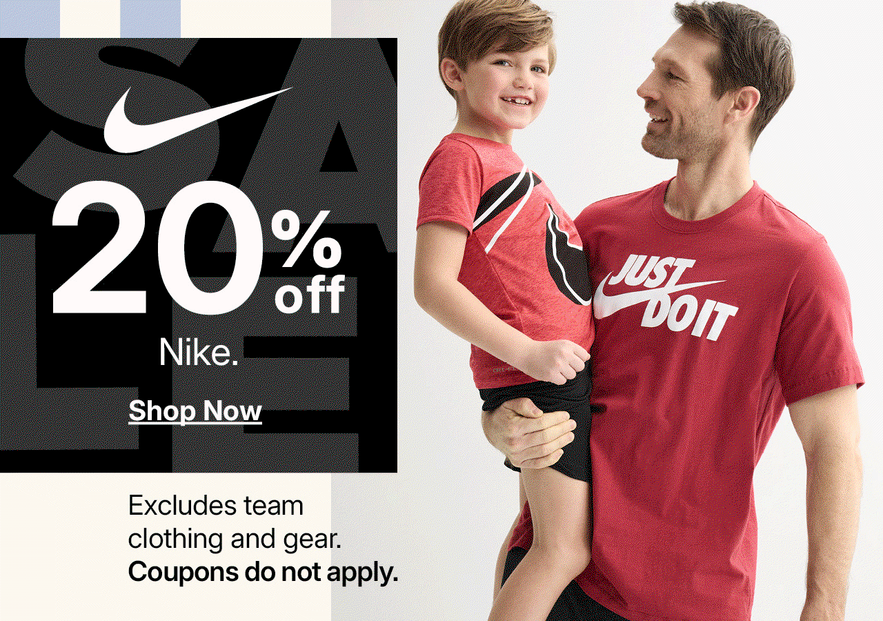 20% off nike 