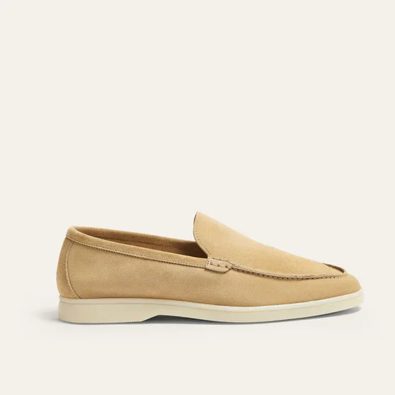 XANDER BEIGE SUEDE LOAFER