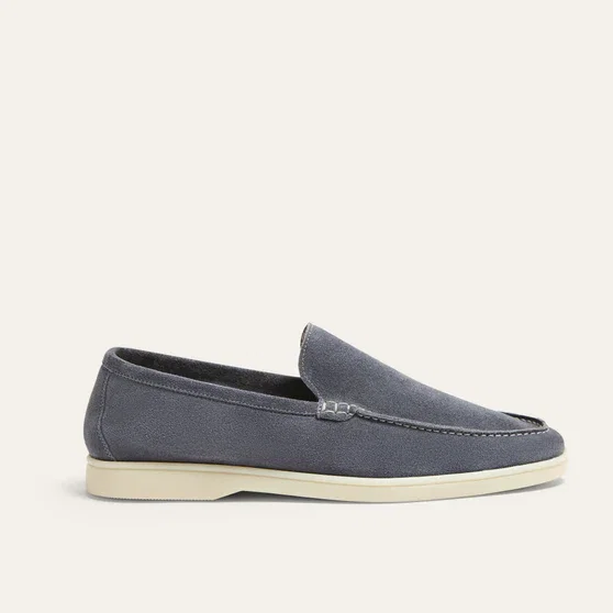 XANDER LIGHT BLUE SUEDE LOAFER