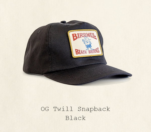 OG Twill Snapback - Black