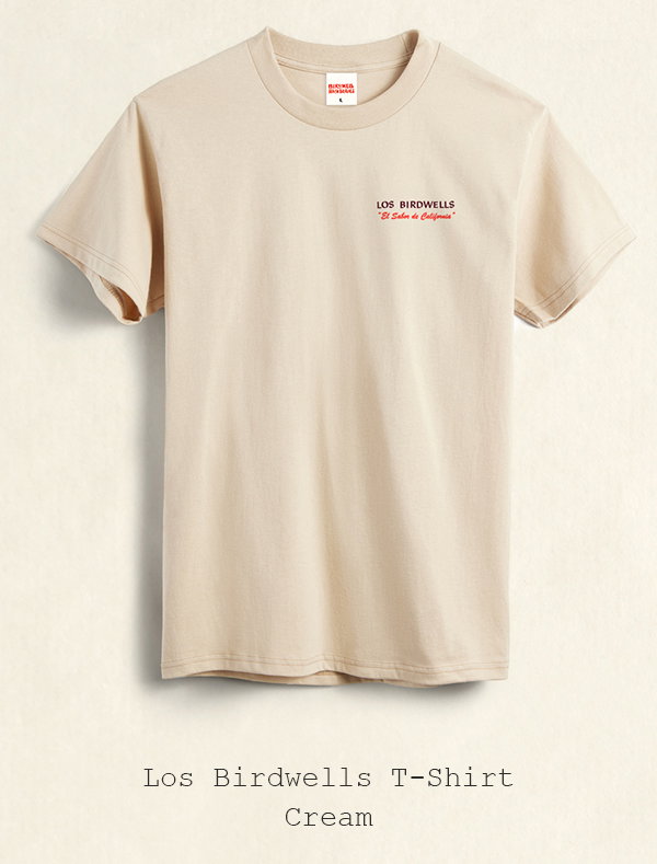 Los Birdwells T-Shirt - Cream