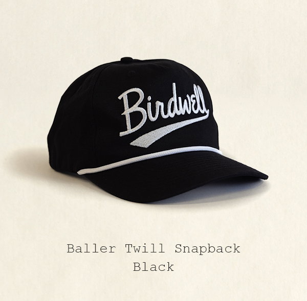 Baller Twill Snapback - Black