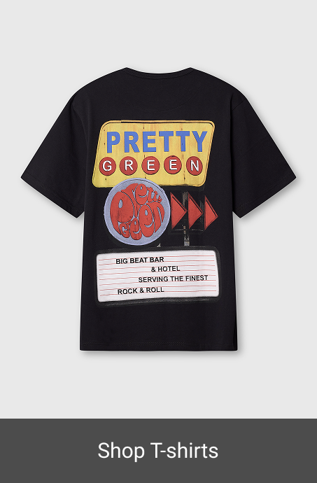 Black big beat hotel t-shirt
