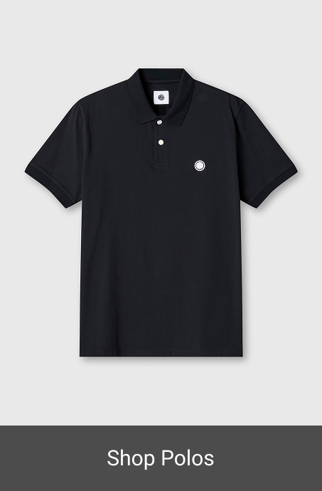 Navy jerry jersey polo