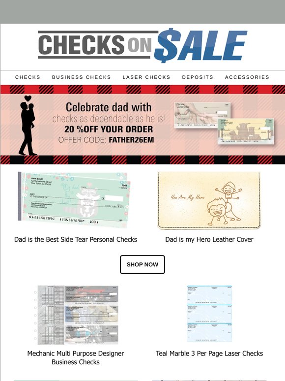 Father's Day Savings: Get 20% Off Today!