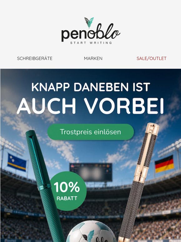 10 % für Sie, denn Ihr Tipp war leider kein Treffer ⚽️