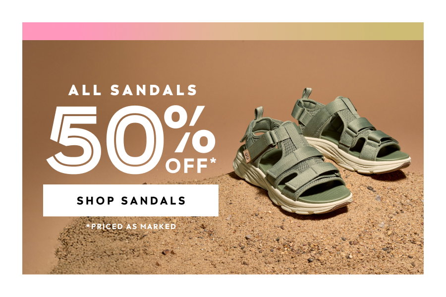 All Sandals 50% Off* | Shop Sandals - *Priced As Marked
