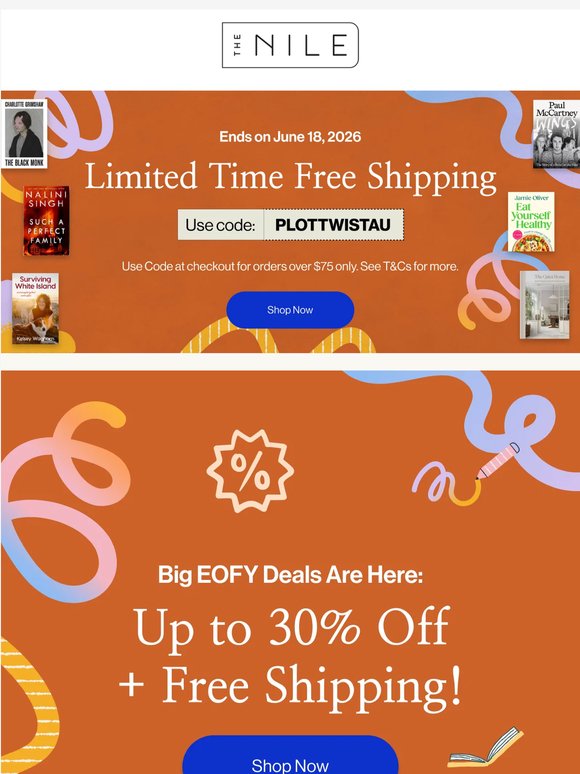 🎉 Big EOFY Deals Are Here: Up to 30% Off + Free Shipping!