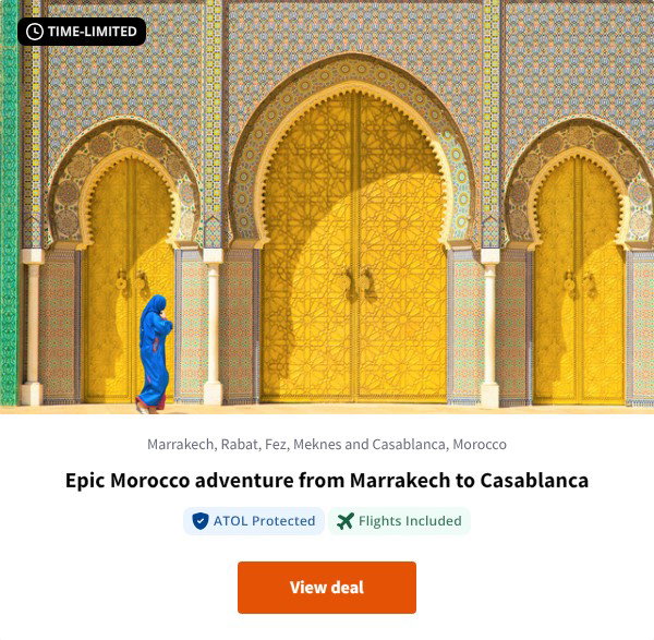 Epic Morocco adventure from Marrakech to Casablanca