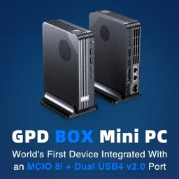 GPD BOX: The World's First Mini PC Featuring MCIO 8i and Dual USB4 v2.0 Connectivity