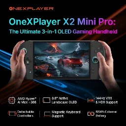 OneXPlayer X2 Mini Pro:The Ultimate 3-in-1 OLED Gaming Handheld