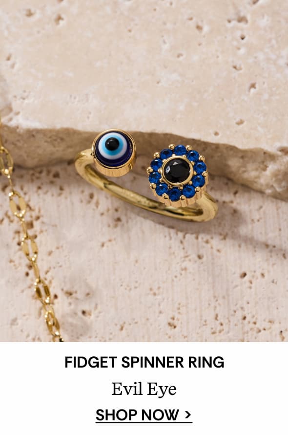 Shop Evil Eye Fidget Spinner Ring