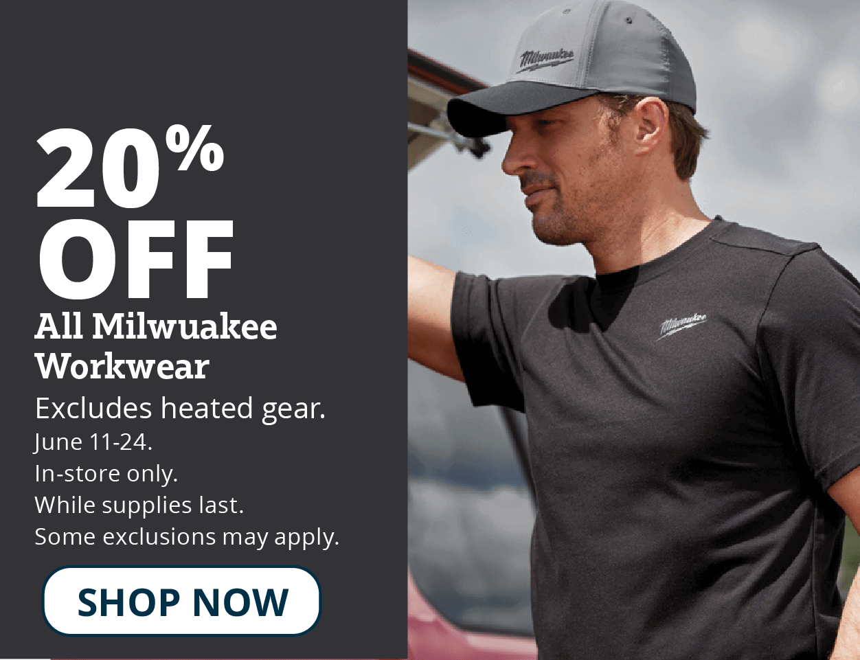 20% off Milwaukee Workwear