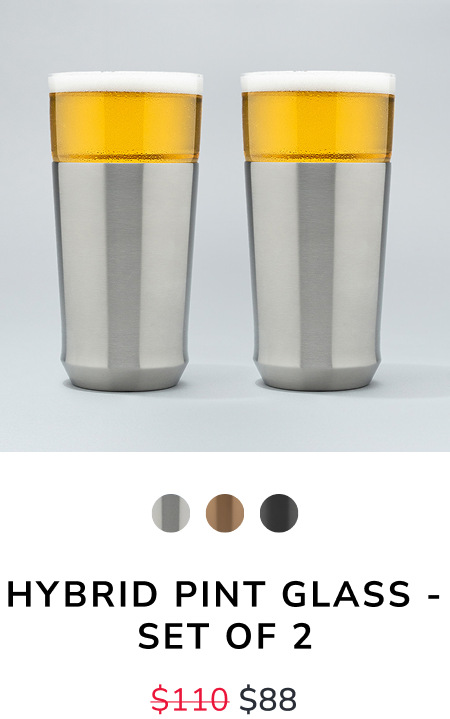 Hybrid Pint Glass - Set of 2 for $88 instead of $110