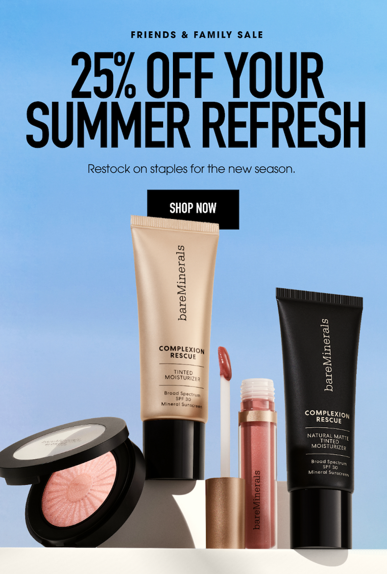 COMPLEXION RESCUE® HIGHLIGHTING BLUSH and MINI COMPLEXION RESCUE® TINTED MOISTURIZER 