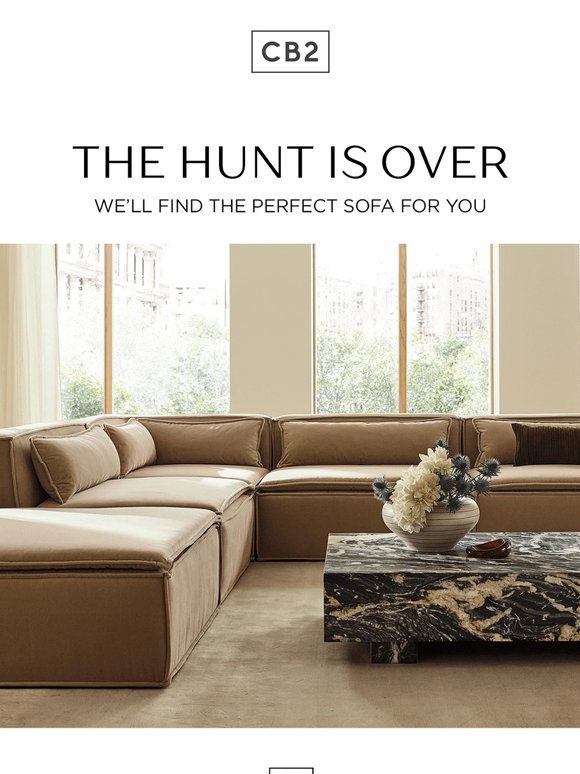 We found you the perfect sofa