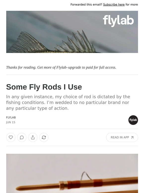 Some Fly Rods I Use