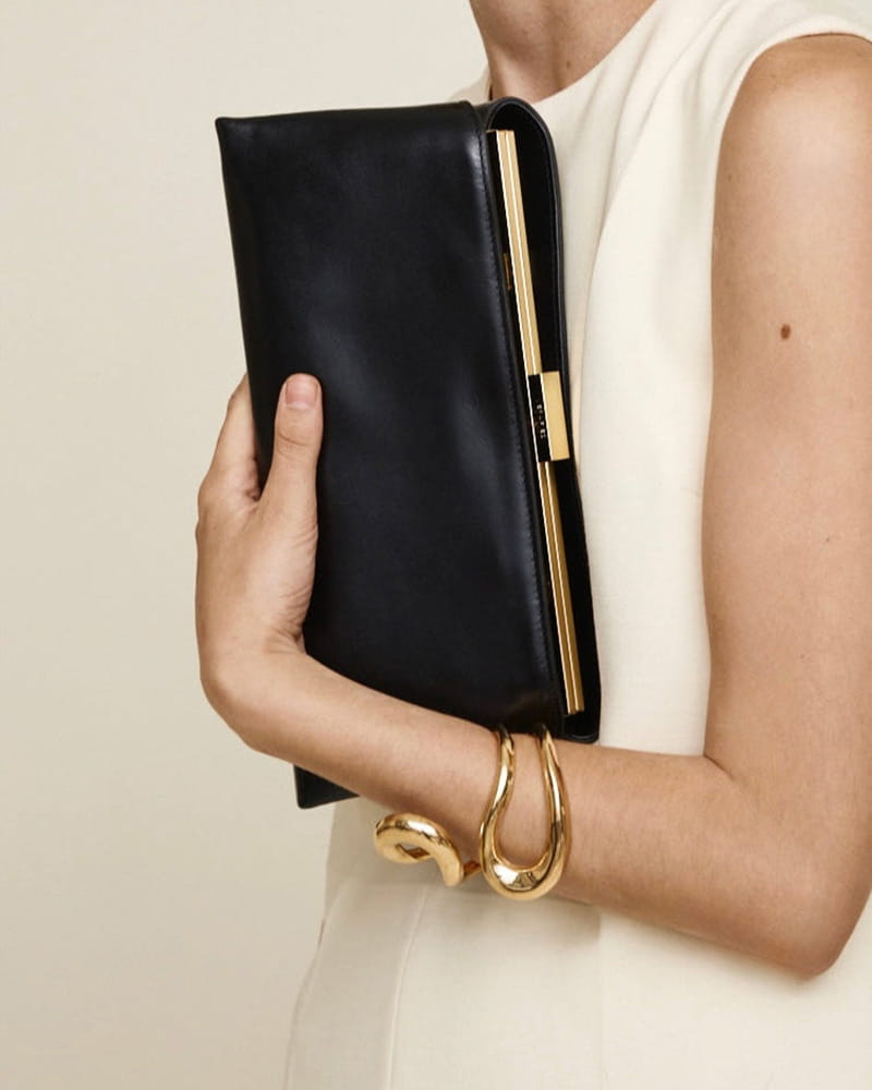 Chic Evening Chocolate Eclair Shoulder Bag