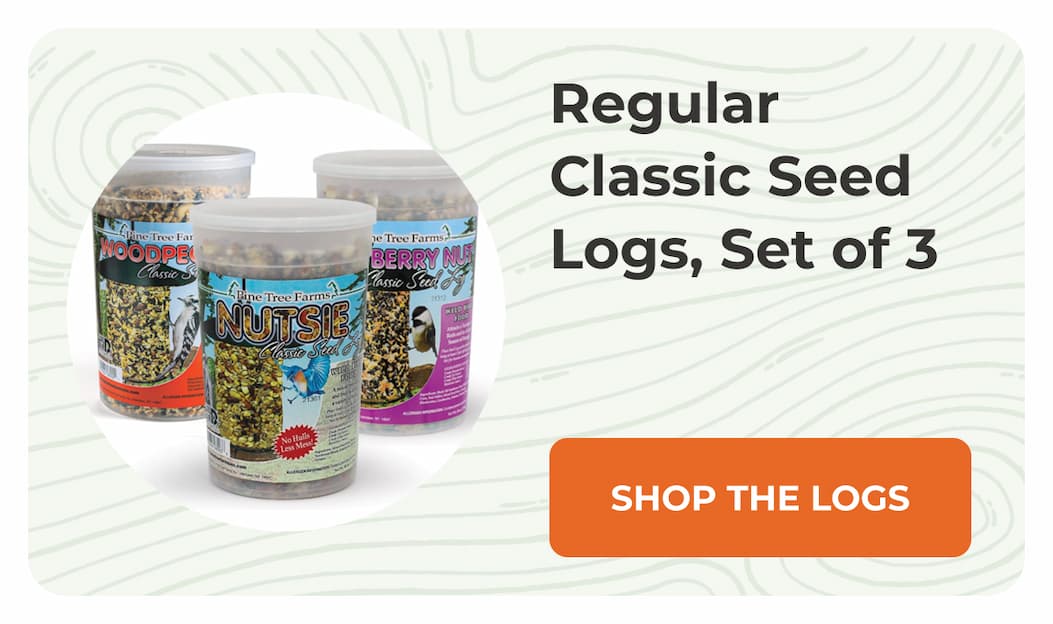 Regular Classic Seed Logs, Set of 3