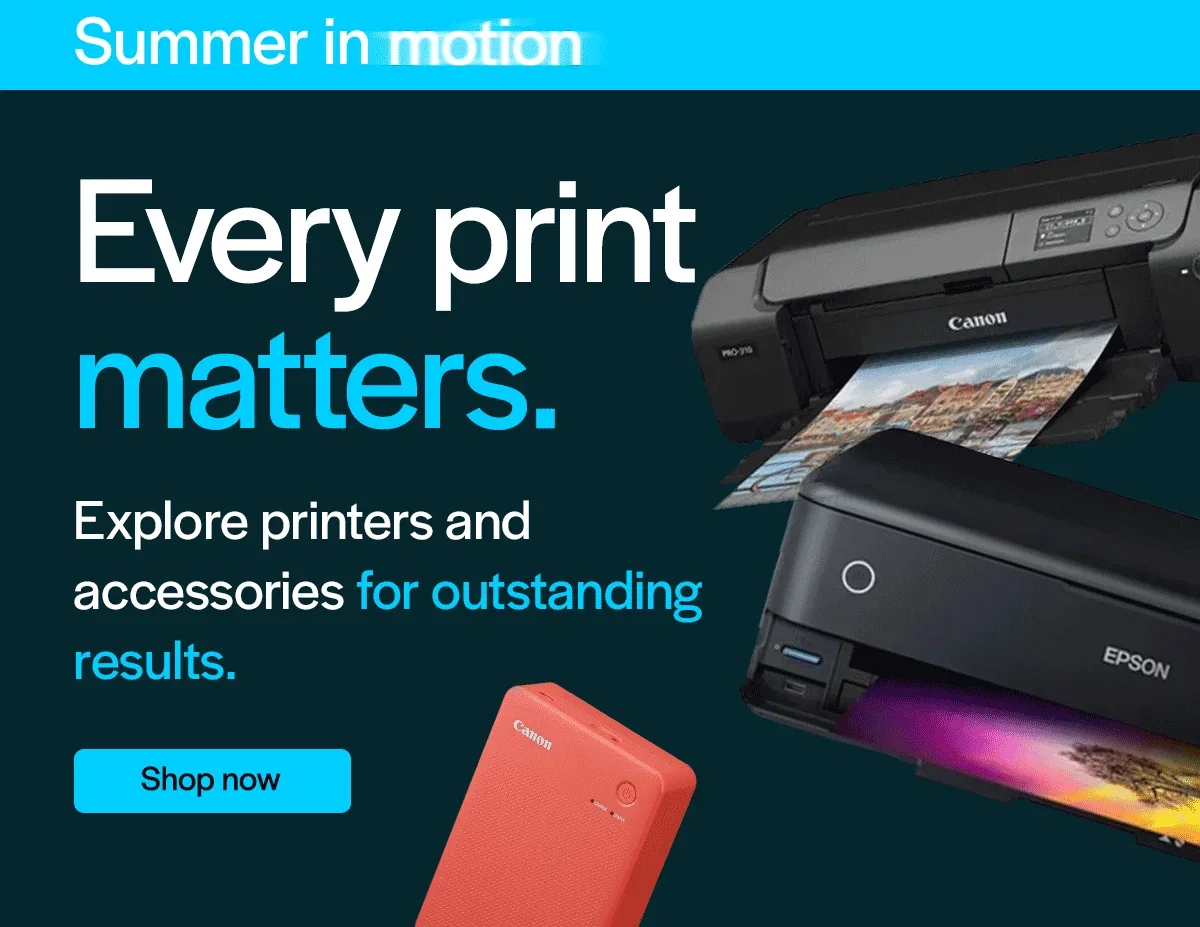 Every print matters. Explore printers and accessories for outstanding results.