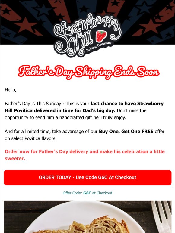 Father's Day Shipping Ends Soon + BOGO Too!