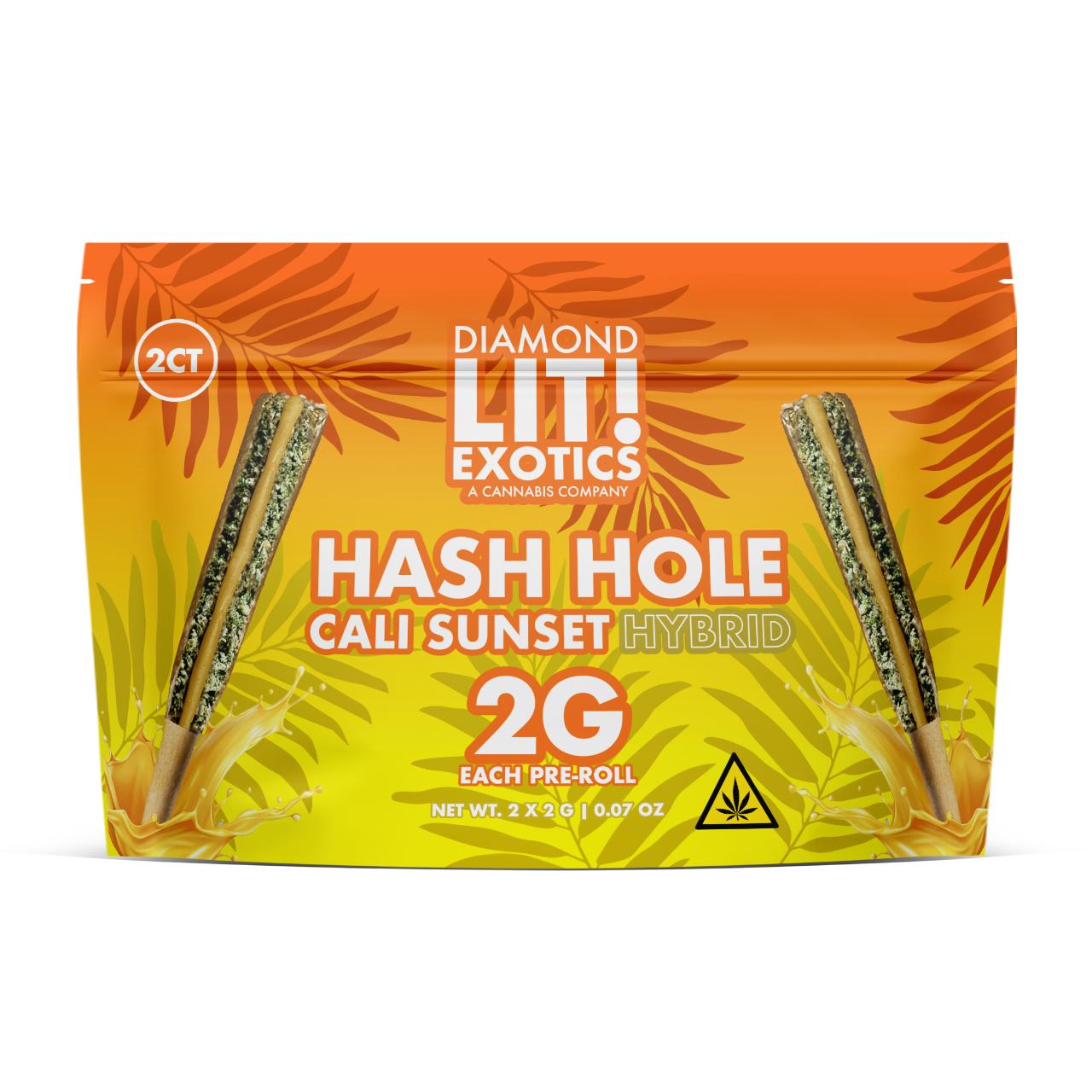 LIT Exotics Diamond Hashole Prerolls 2G (Pack of 1) -2COUNT