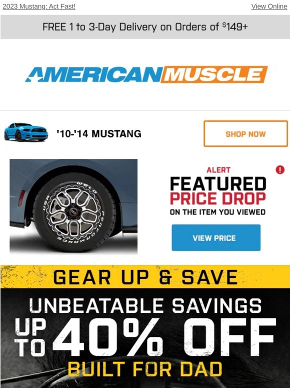 2023 Mustang Father’s Day Sale! Final Days