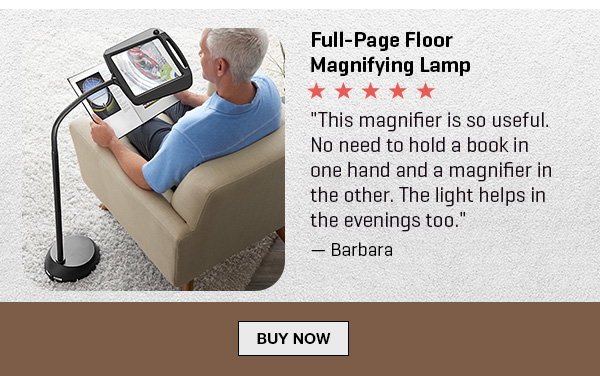 Full-Page Floor Magnifying Lamp