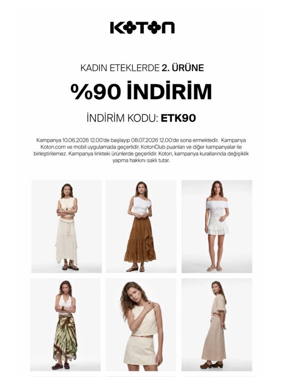 TAM %90 İNDİRİM 😍