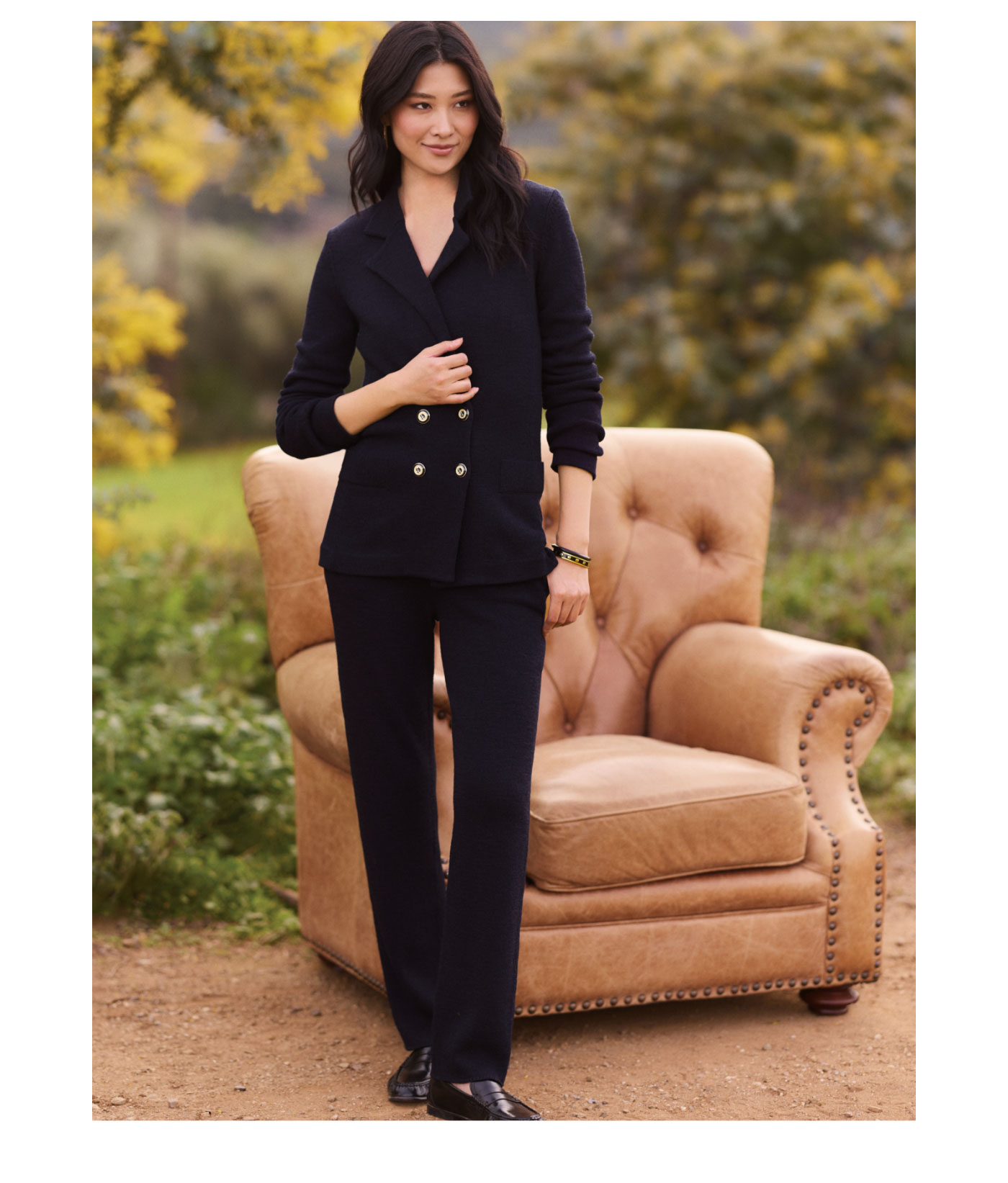 Barbara Jacket In Legacy Crepe Knit
