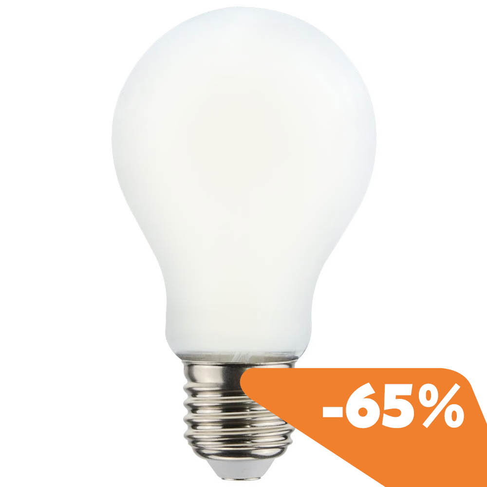 E27 bulb, frosted, 2700 K, on offer