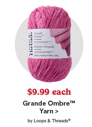 $9.99 each Grande Ombre™ Yarn by Loops and Threads Shop Now