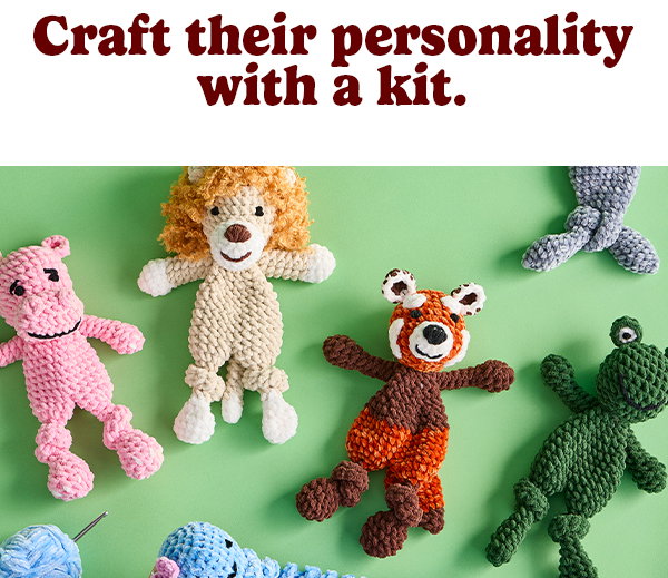 Craft their personality with a kit