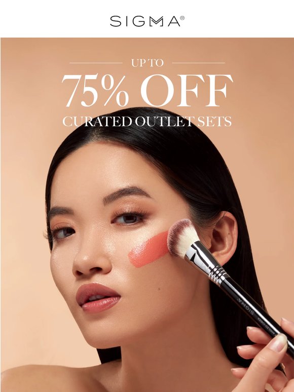 Outlet Sets up to 75% OFF! 😱