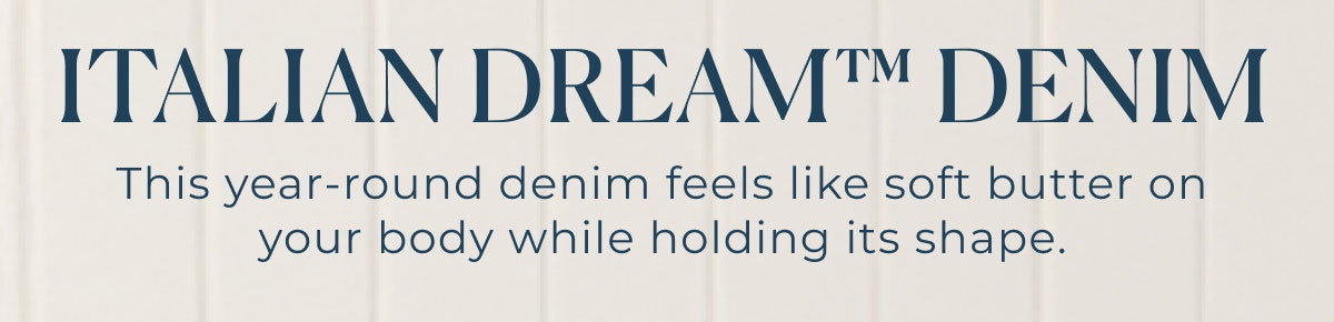 italian dream denim