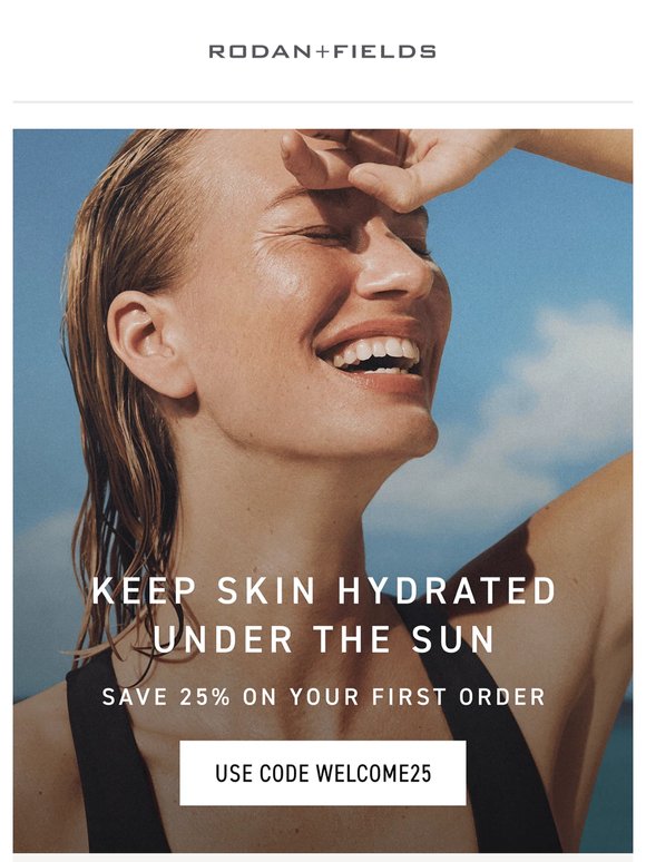 Summer's most overlooked skin concern? Dehydration.