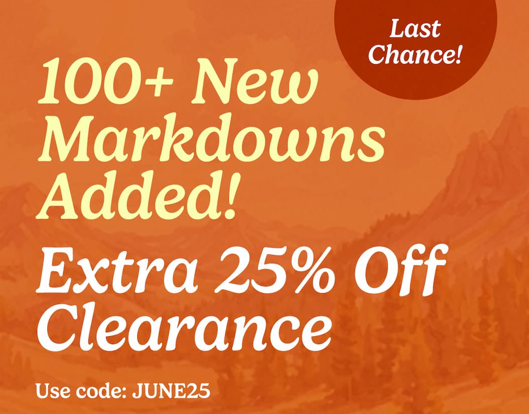 Extra 25% Off Clearance