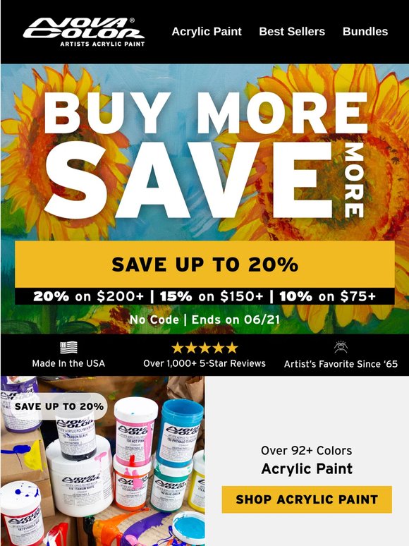🌻 Up to 20% Off - Buy More, Save More