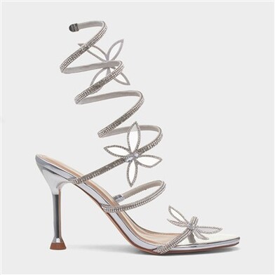 Truffle Collection Yara Womens Silver Heel