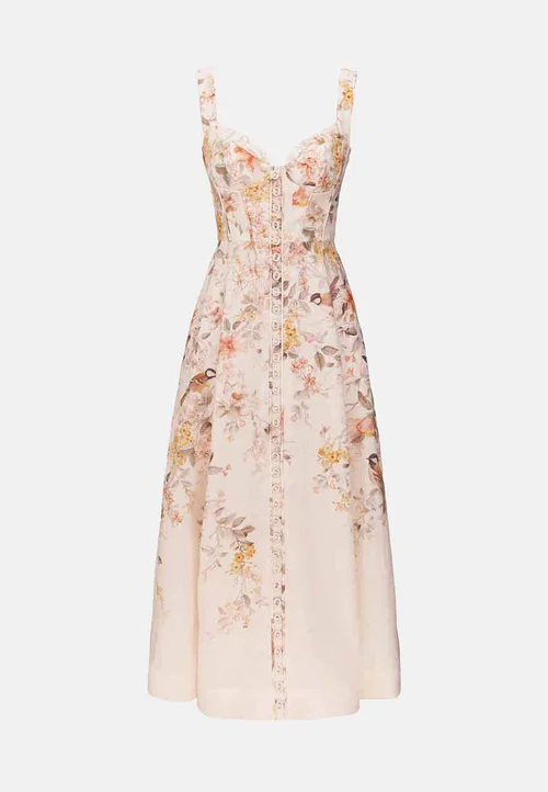 Luna Buttoned Picnic Dress